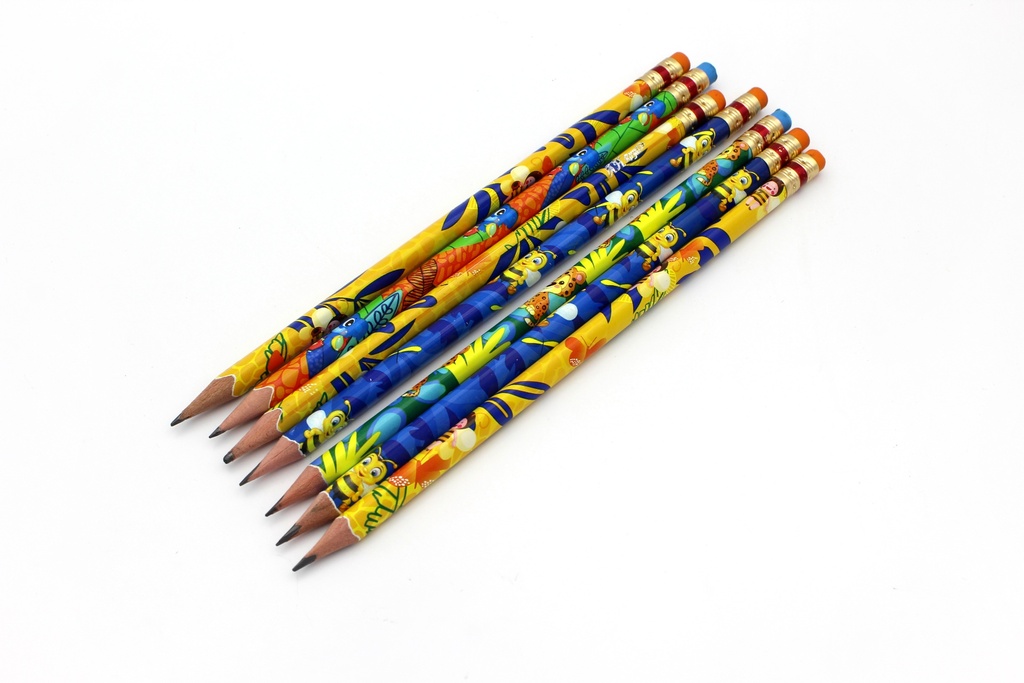 LAPIZ AH ROYAL ESTAMPADO HB No.2 PACA X 240 DC (DISPLAY X12UNDS)  [PAC2017]