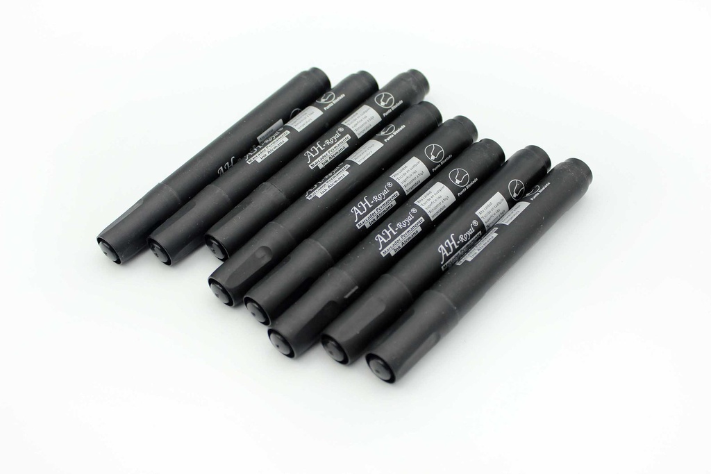 MARCADOR AH ROYAL PERMANENTE BISELAD0 NEGRO (DISPLAY X 10UNDS) [PAC70574-2566]