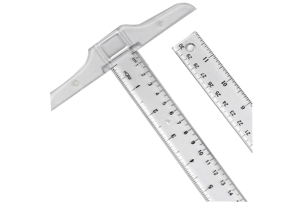 REGLA T  AH ROYAL DE 50CM TRANSPARENTE [PAC10052]