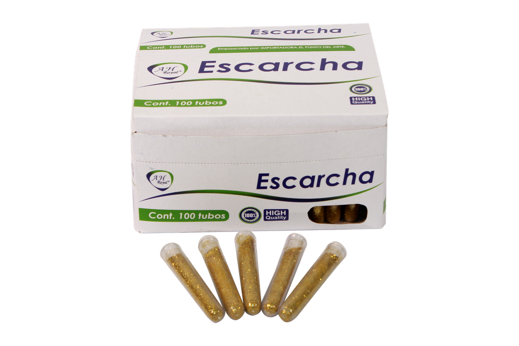 TUBO DE ESCARCHA DORADA []