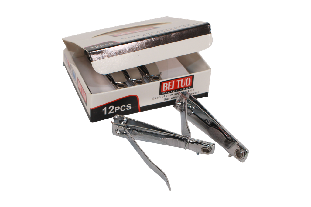 CORTA UÑAS METALICO MEDIANO DISPLAY X 12 UNDS [PAC90527-1564]