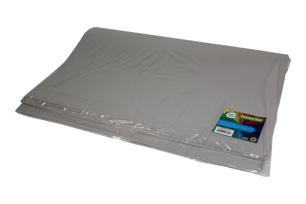 FOAMY PLIEGO AH ROYAL GRIS  CLARO (PAQUETE X10UNDS) [AH50103315/PAC40182-3297]