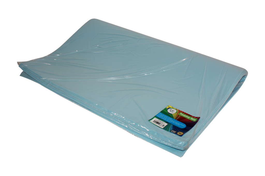 FOAMY PLIEGOS AH ROYAL AZUL CLARO  (PAQUETE X10UNDS) [AH50100415/PAC40249-3577]
