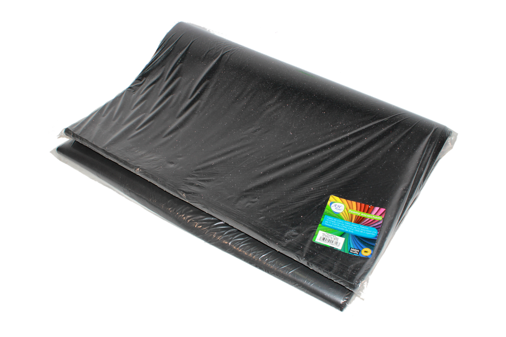 FOAMY PLIEGOS AH ROYAL ESCARCHADO NEGRO (PAQUETE X10UNDS) [AH51100916]