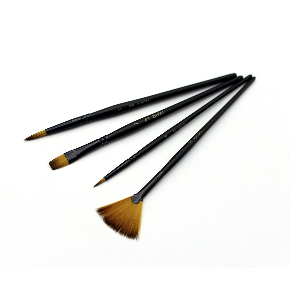 PINCEL AH ROYAL NEGRO LINEA PREMIUN X4 SUIRTIDO [PAC90362-1067]