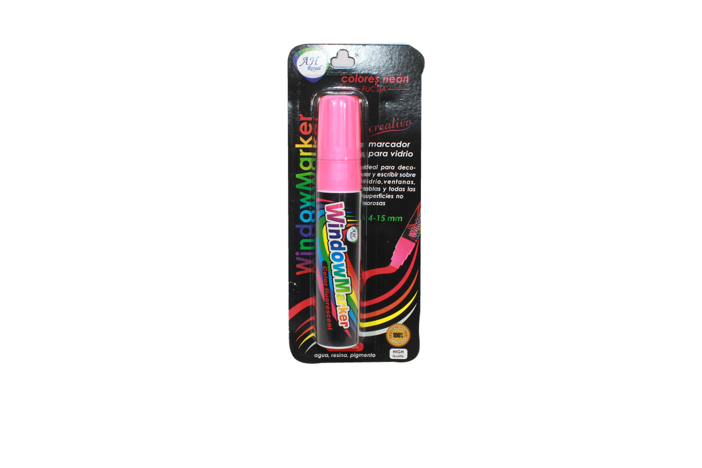 MARCADOR AH ROYAL PARA VENTANA FUCSIA GRUESO TF999 CAJA X72 UNDS [PAC90004-1114]