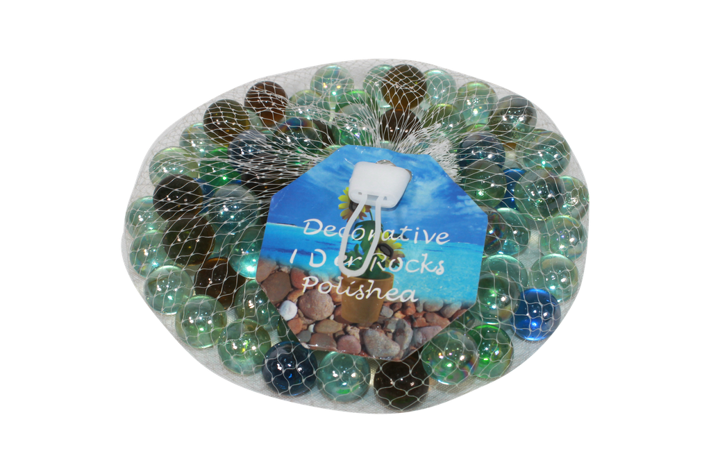 BOLA DE VIDRIO PETROLERA  COLORES BOLSA GRANDE CAJA X 50 UNDS [PAC2111/PAC90195-114]