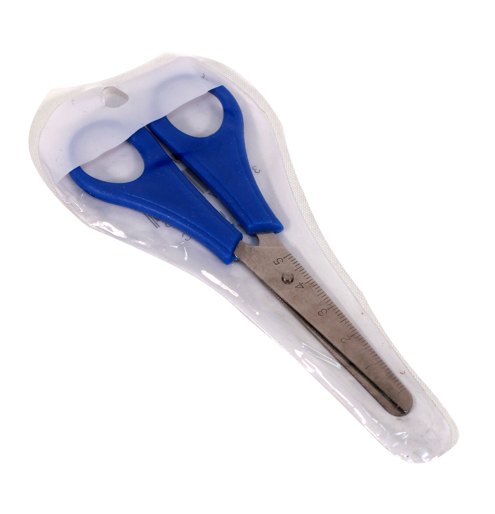 TIJERA PUNTA ROMA MILIMETRADA  EN  COLORES CAJA X1200 UNDS [PAC2243-116]