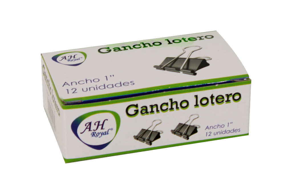 GANCHO LOTERO 25MM (1'') (DISPLAY X 12 UNDS) [PAC90503-1179]