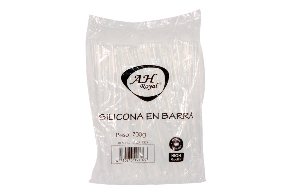 SILICONA AH ROYAL EN BARRA GRUESA 700 GRAMOS REF 708B2 (11MM X 26CM)