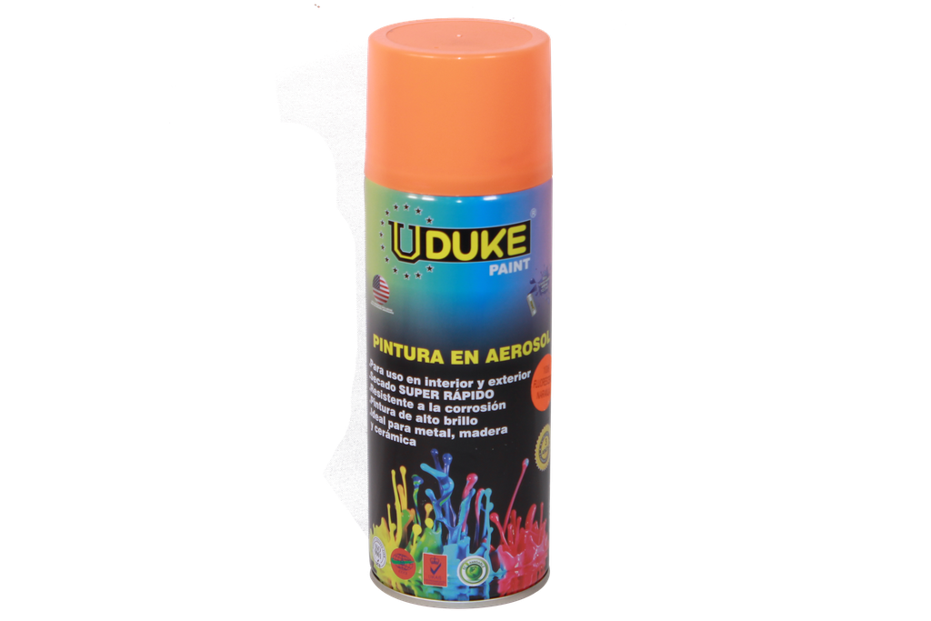 PINTURA EN  AEROSOL NARANJA FLUORECENTE EXTRA GRANDE 400 ML [788 / HT40225]