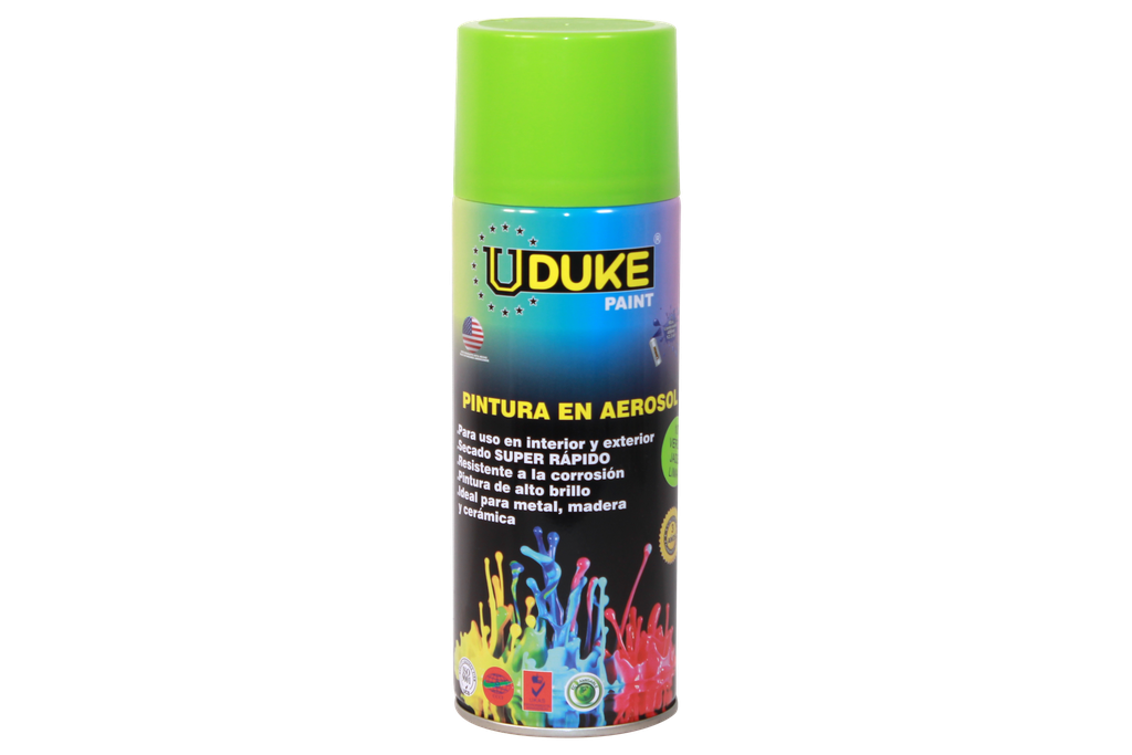 PINTURA EN AEROSOL UDUKE  VERDE JADE  EXTRA GRANDE 400ML [101/HT40217]