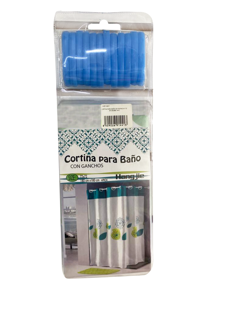 CORTINA PARA BAÑO 201703 CAJA X 72 UNDS [PAC90269-1441]