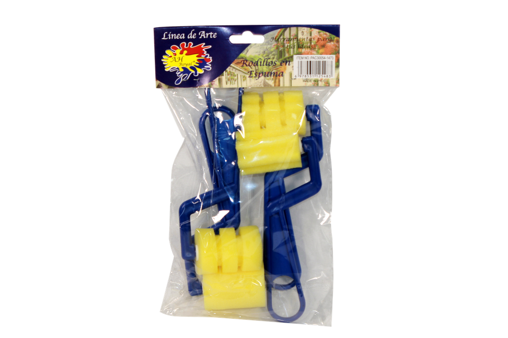 RODILLO AH ROYAL DE ESPUMA EN FIGURAS X4 [PAC30054-1473]
