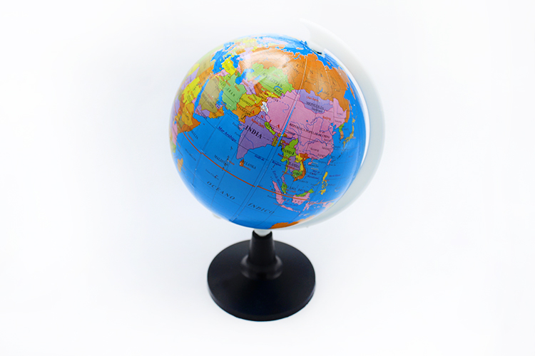 GLOBO TERRAQUEO CAJA X 36 UND -GRANDE DE 14,16CM [ PAC2051]