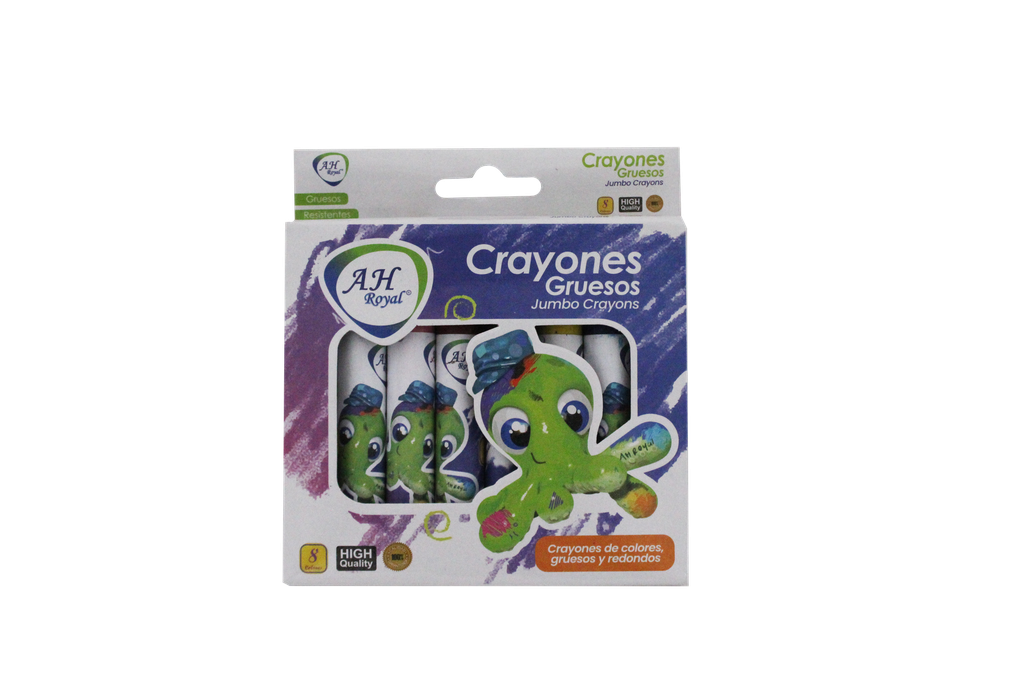 CRAYONES AH ROYAL GRUESOS X8 [PAC70594-1538]