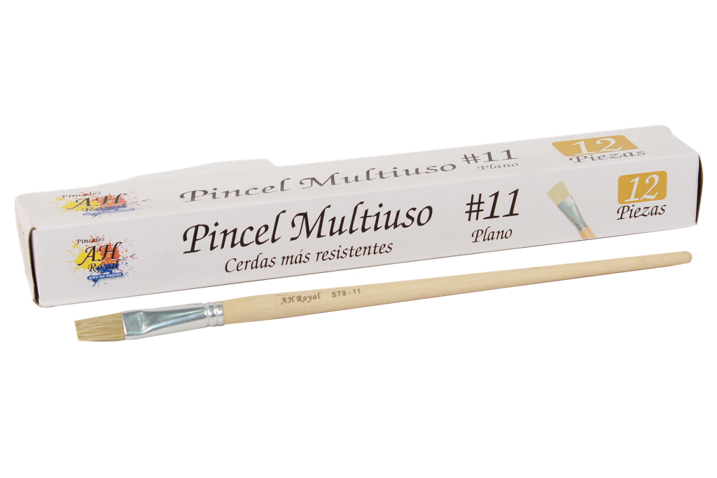 PINCEL CHINO AH ROYAL PLANO No.11 X DOCENA [PAC80092-1708 / PAC20011-1708]