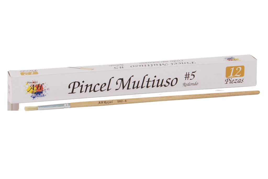 PINCEL CHINO AH ROYAL REDONDO No. 5 X DOCENA [PAC80098-1714 / PAC20017-1714]
