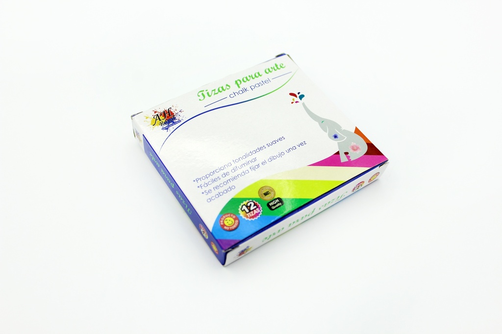 TIZA PASTEL AH ROYAL DISPLAY X 10 UNDS X12 TIZAS  [PAC20190-2259][PAC90028]