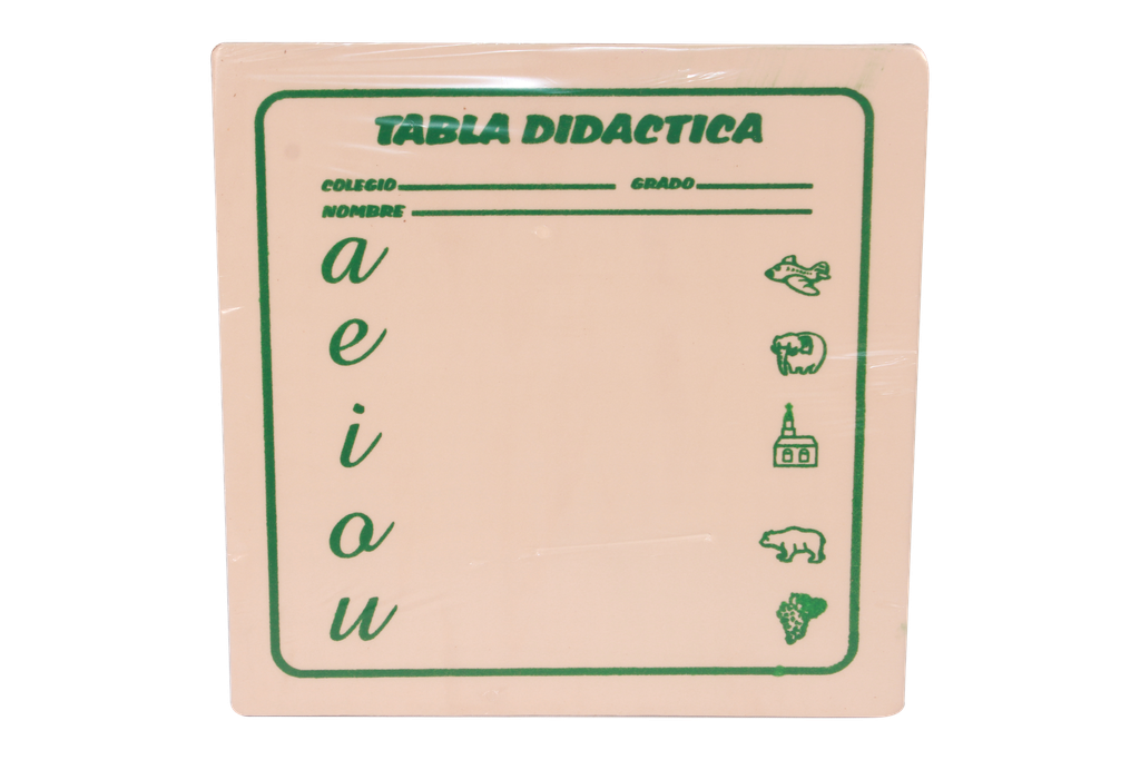 TABLA PARA PUNZAR  COLORES SURTIDOS [0]