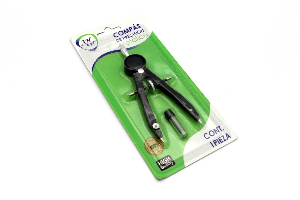 COMPAS AH ROYAL DE PRECISION METALICO ENCARTONADO -CAJA X 288 UNIDADES- [PAC60038-2580]