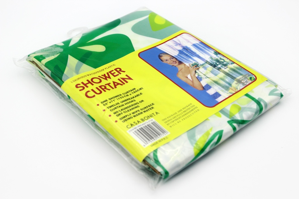 CORTINA PLASTICA CASA BONITA 101-5 CAJA X 100 UNDS [PAC40073]