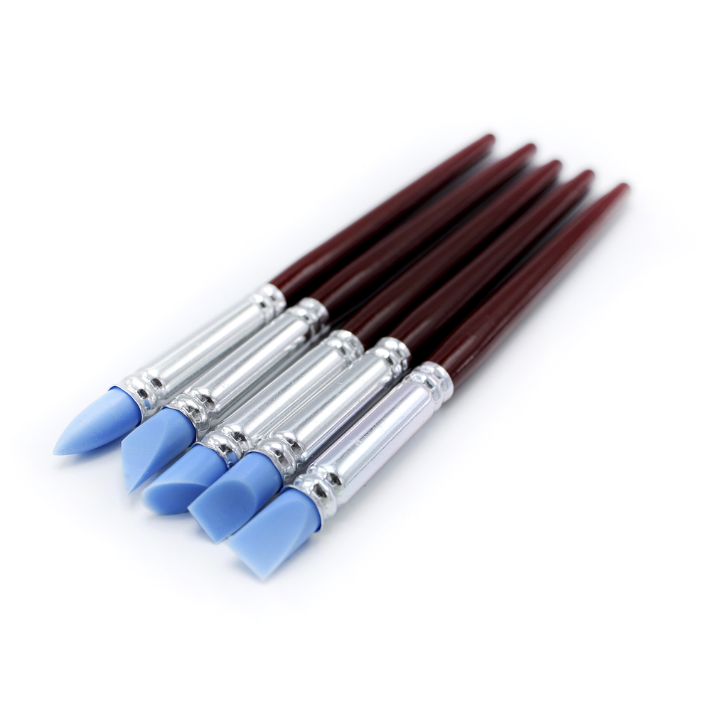 PINCEL PICOPAY MEDIANO SET X 5 UNDS  CABO PLATEADO  CAJA X 240 UNDS [PAC70062-3759]