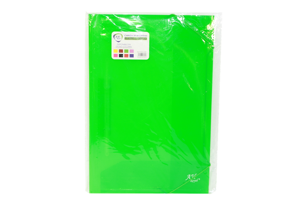 CARPETA AH ROYALOFICIO DE SEGURIDA CON GANCHO Y RESORTE POLICOVER  [PAC70202-31] PCX120UND.