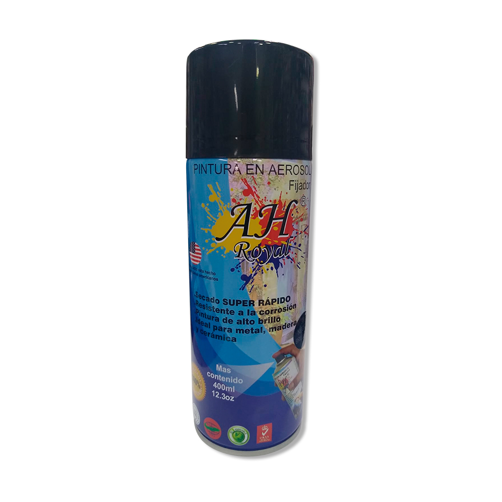 PINTURA EN AEROSOL AH ROYAL NEGRO BRILLANTE [39/HT40208]