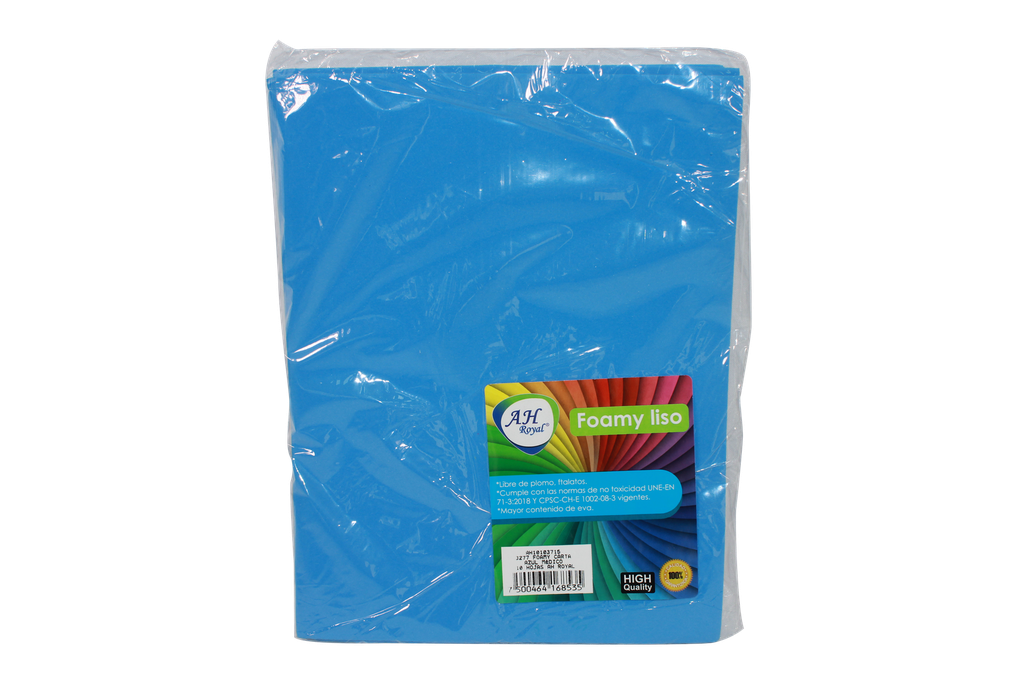 FOAMY CARTA AH ROYAL AZUL MEDICO (PAQUETE X10UNDS) [AH10103715/PAC40269-3277]