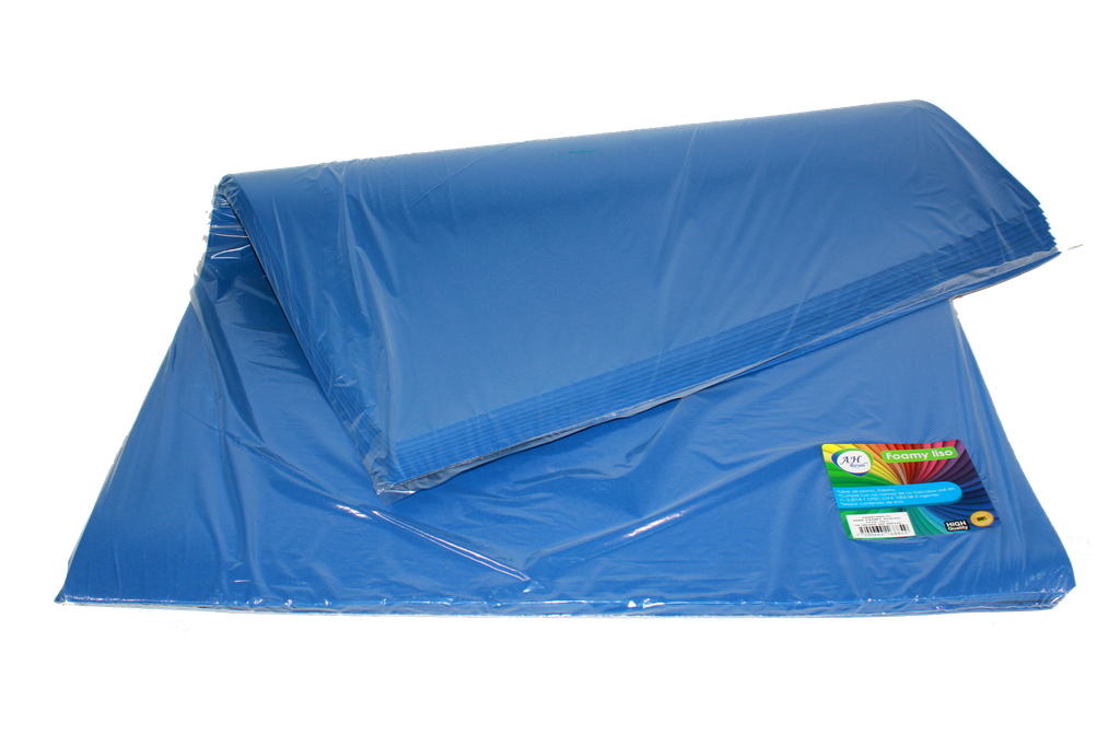 FOAMY PLIEGO AH ROYAL AZUL REY (PAQUETE X10UNDS) [AH50100515/PAC40241-3569]