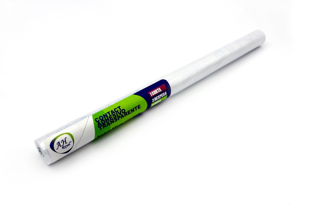 PAPEL CONTAC TRANSPARENTE AH ROYAL  3 MTS CAJA X 48 UND []