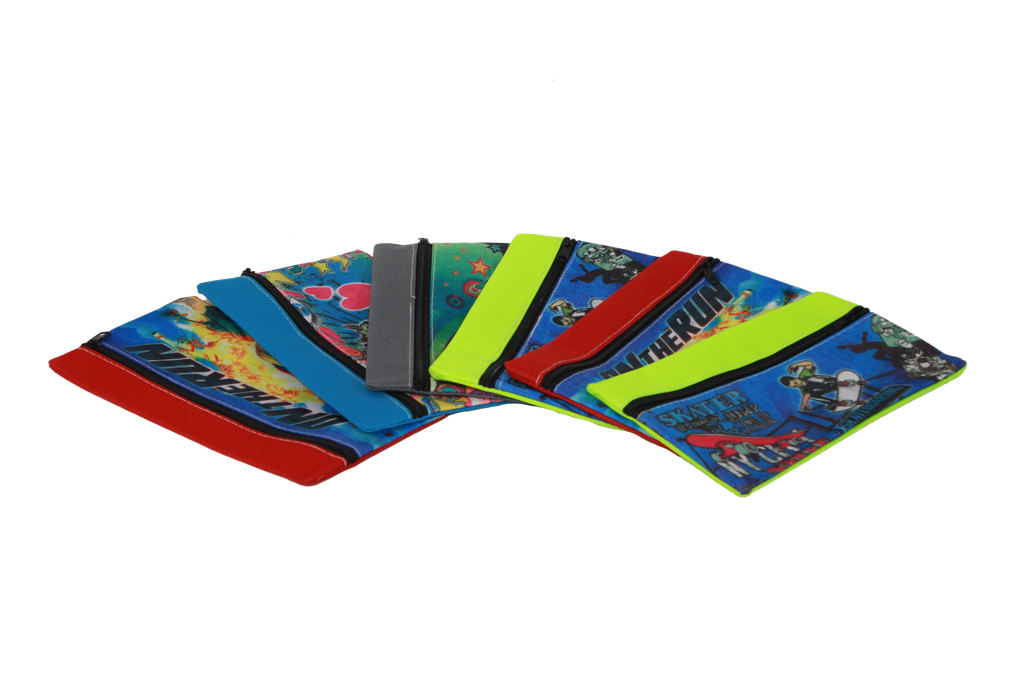 CARTUCHERA NACIONAL ESTAMPADA UN SOLO CIERRE CAJA X 1200 UNDS [HH-G-6]