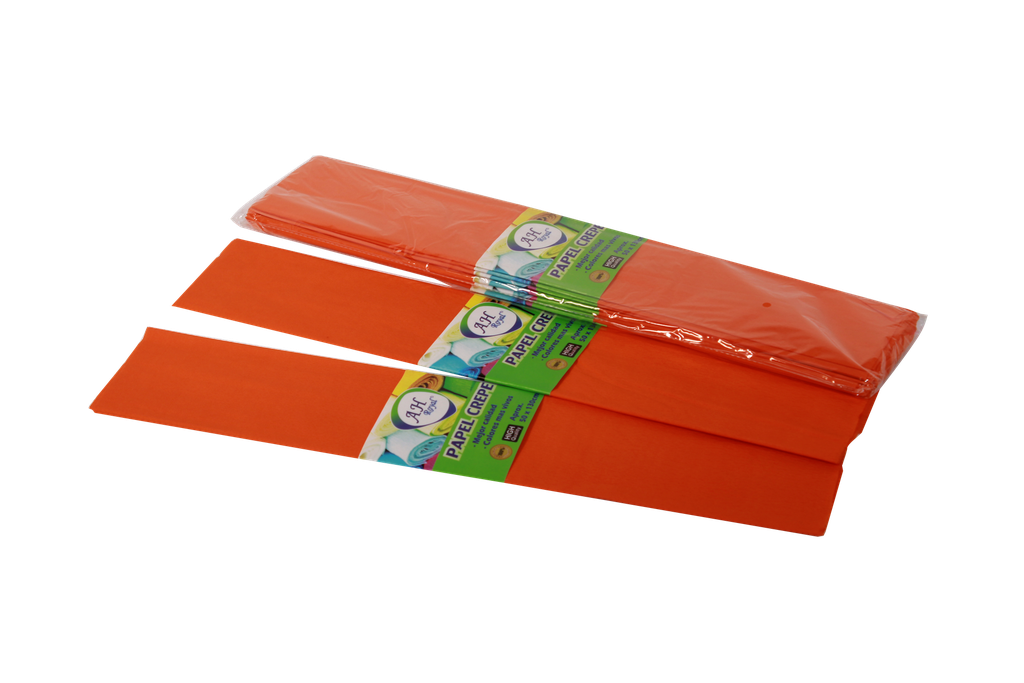 PAPEL CREPE NARANJA -CAJA X 20 UNIDADES- (6907888700159) [PAC90660-3702]