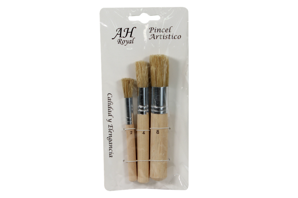 PINCEL AH ROYAL BROCHA SECA  A0501 3PCS [PAC70064-3761]
