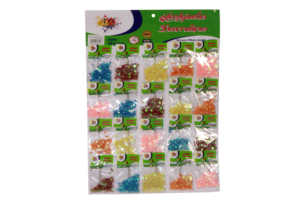 LENTEJUELAS AH ROYAL SET X20 [PAC70254-3800]
