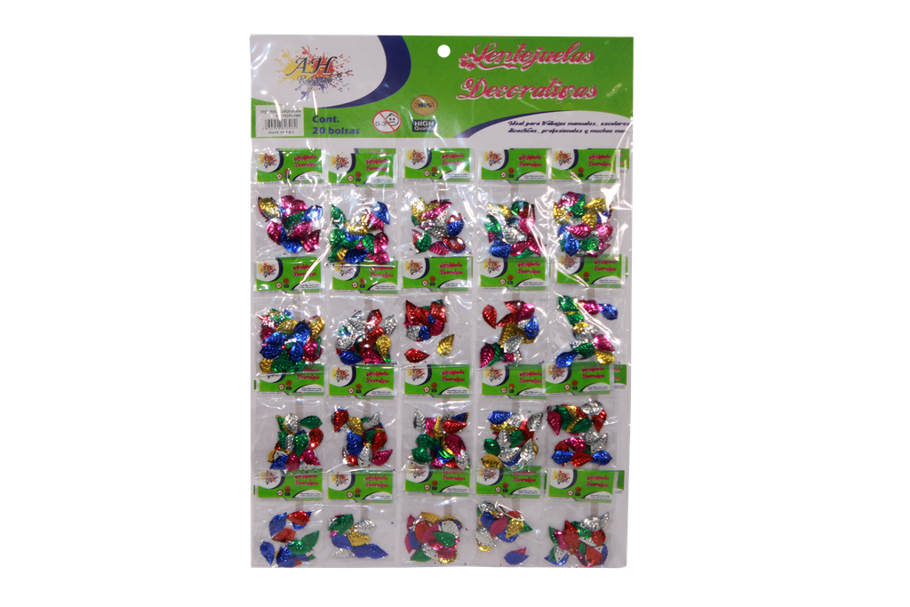 LENTEJUELAS AH ROYAL HOJAS SET X20 [PAC70259-3805]