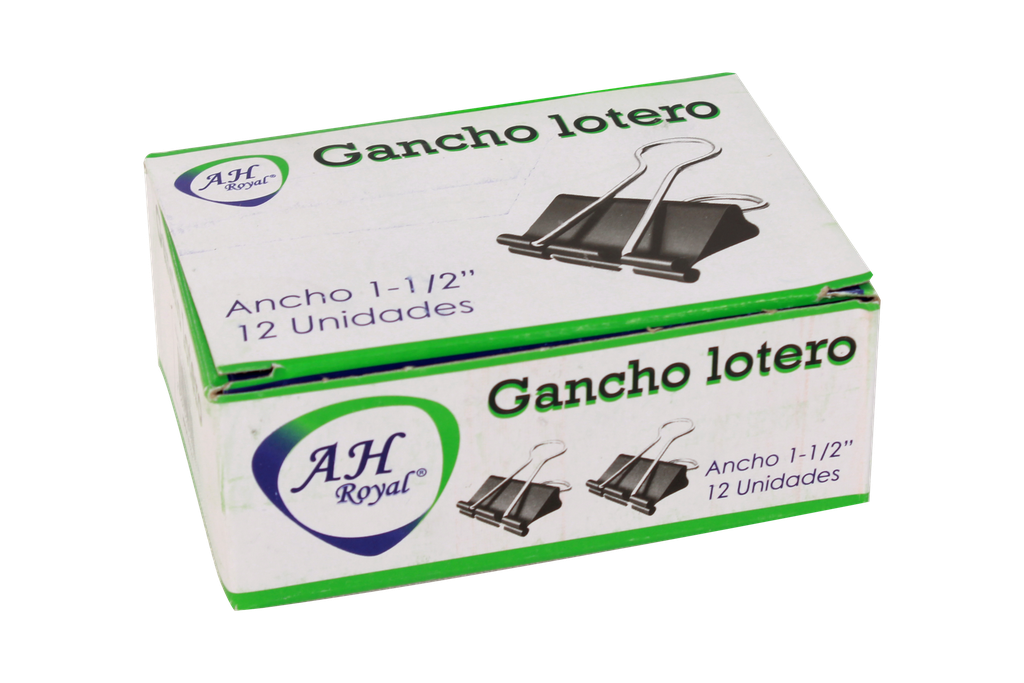 GANCHO LOTERO 41 MM DE 1-1/2" (DISPLAY X 12) -CAJA X 120UND-  [PAC90505-39]