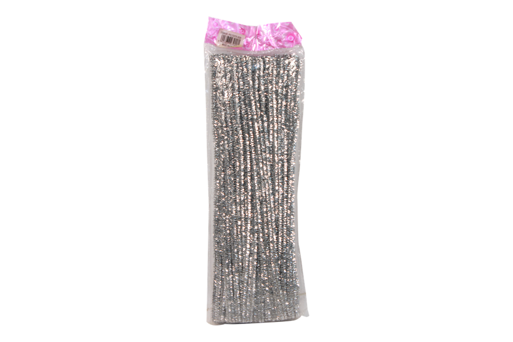 CHELINES PLATEADO BRILLANTES X100 UNIDADES [PAC70379-3920]7801038739206