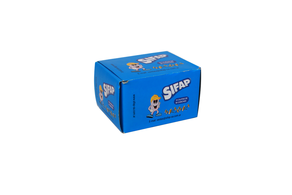 CHINCHE METÁLICO CAJA X 50 UNDS, DISPLAY X 10 UNDS [PAC20342]