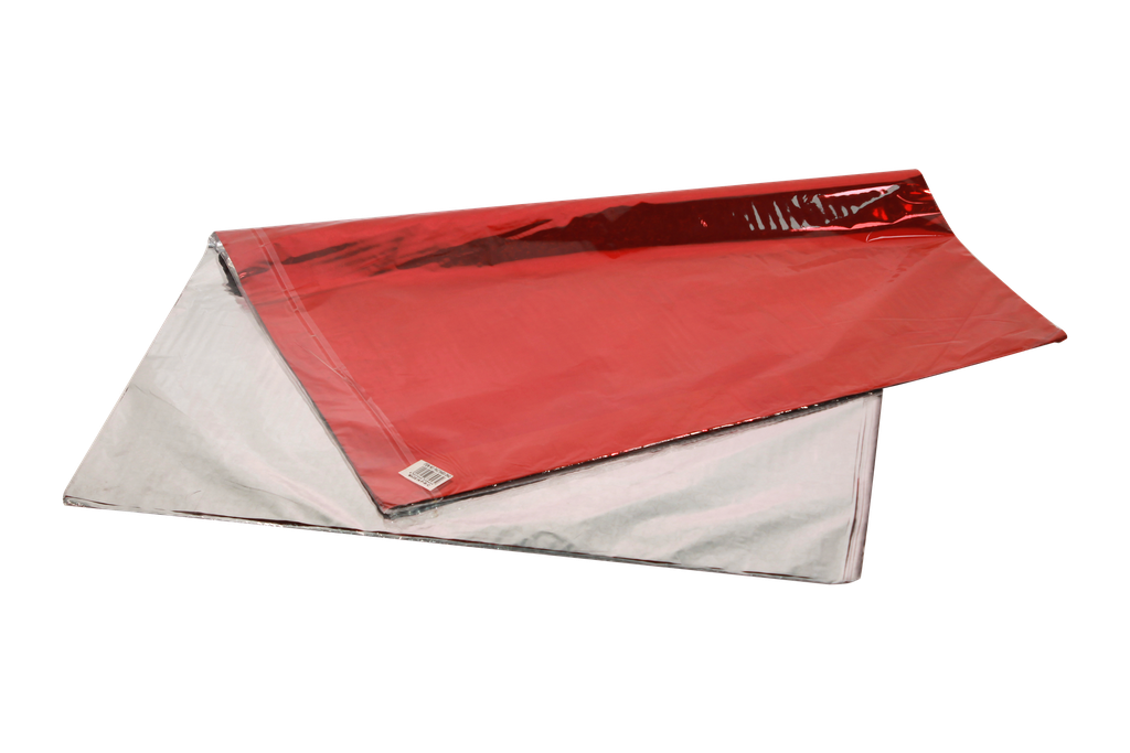 PAPEL HOLOGRAMADO ROJO X 50 UND 50 X 70 CM [PAC70483-3943]