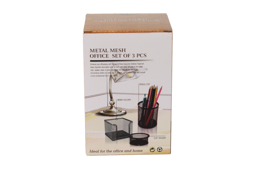 SET DE OFICINA 3PCS AH ROAL 7858 CAJA X60 UNDS [PAC2014 / PAC70069-4012]