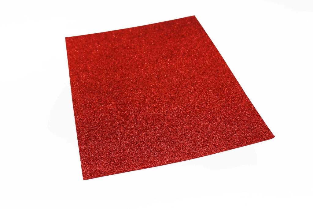 FOAMY CARTA AH ROYAL ESCARCHADO ROJO (PAQUETE X10UNDS) [AH11101315/PAC40287-4108]
