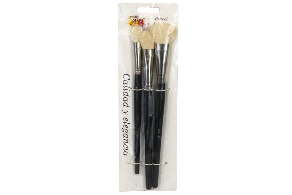 PINCEL  MOP X 3 NUMERO 10 ,12, 3'4 [PAC2428]