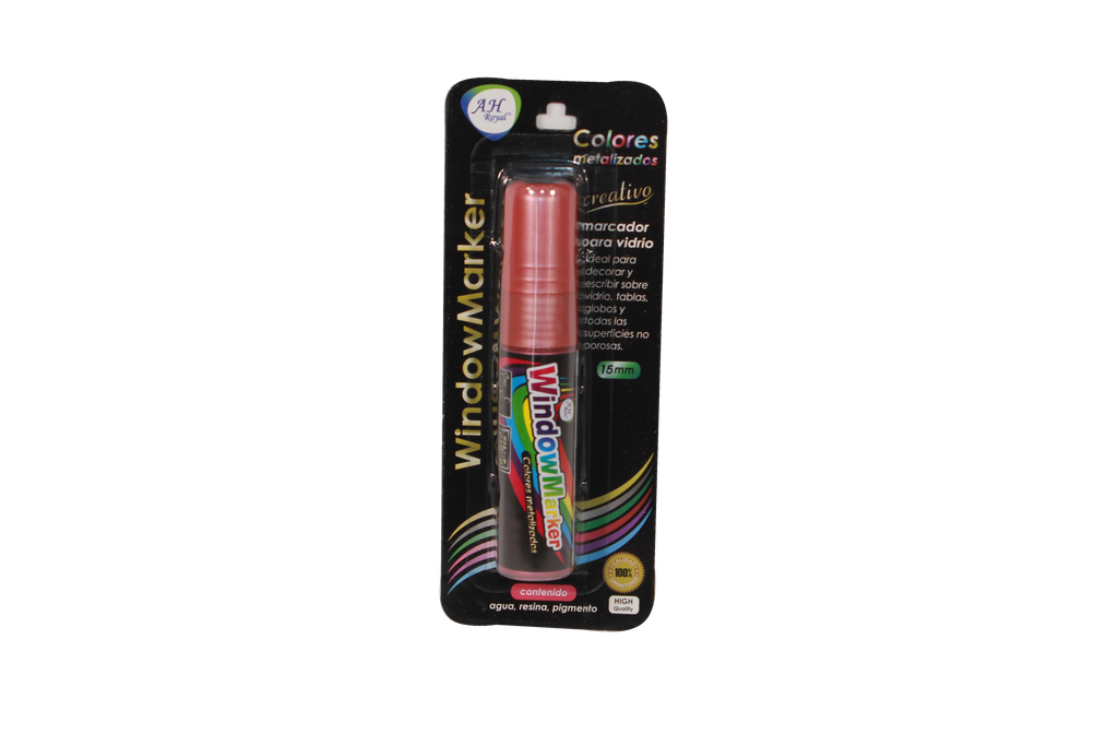 MARCADOR AH ROYAL PARA VENTANA METALIZADO FUCSIA 15 MM [PAC2581]