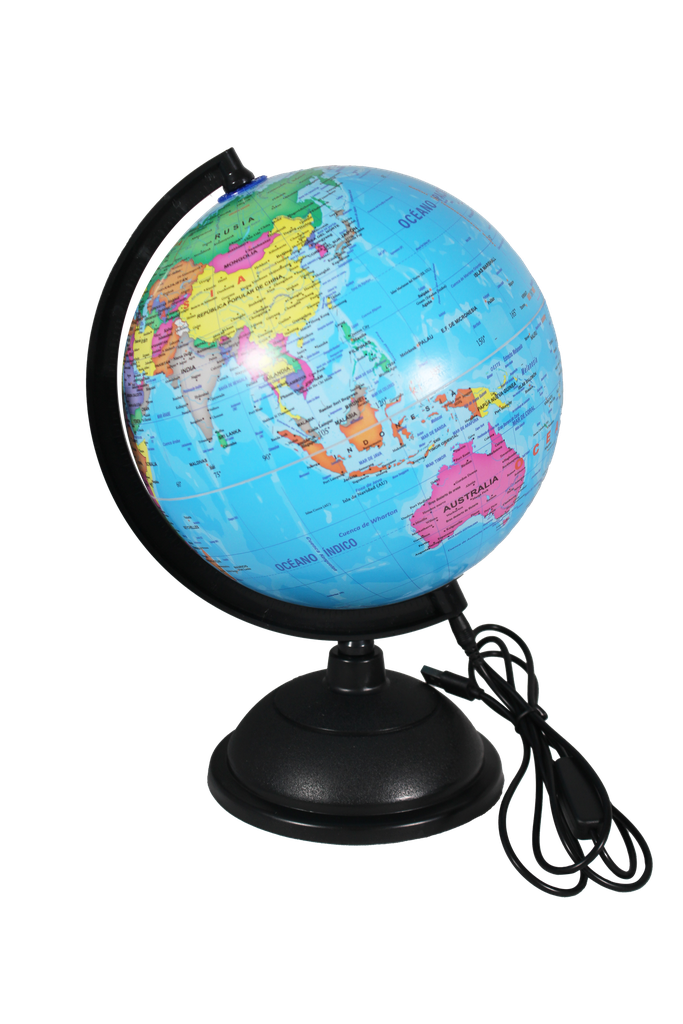 GLOBO TERRAQUEO JF2000USB CON LUZ [PAC2196]