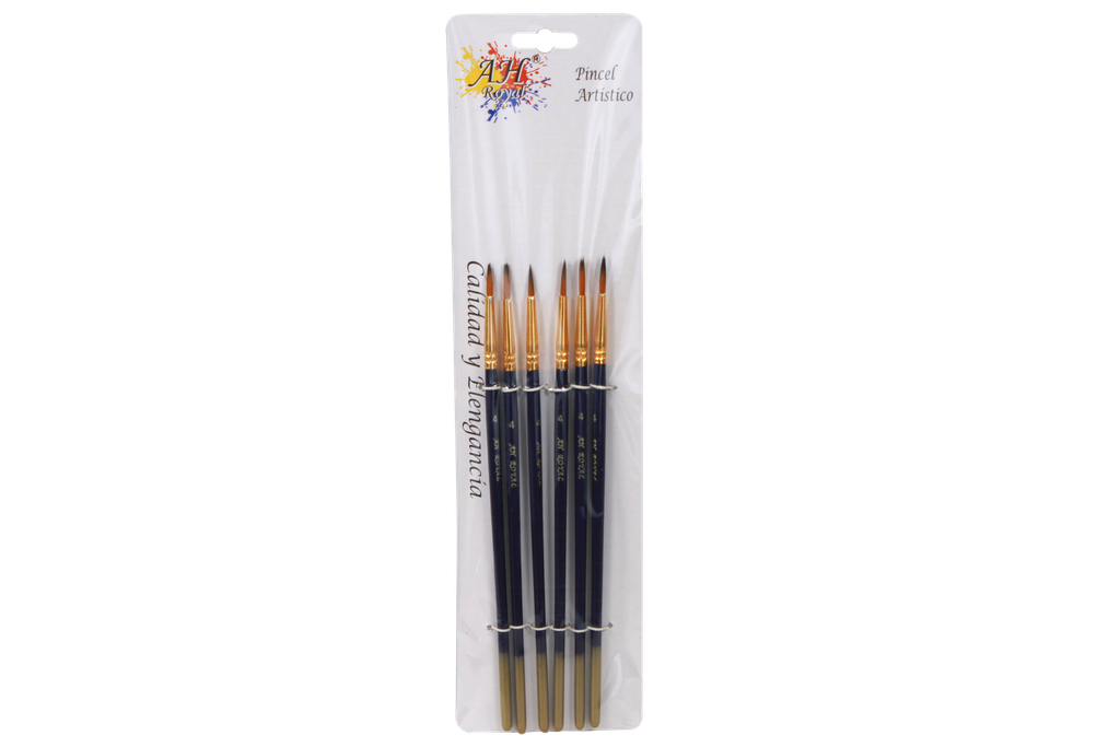 PINCEL AH ROYAL REDONDO No.4 X6 [PAC20065-909]