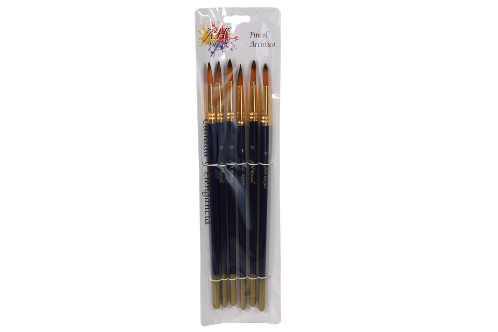 PINCEL AH ROYAL REDONDO No.10 X6 DISPLAY X10 [PAC20071-915]