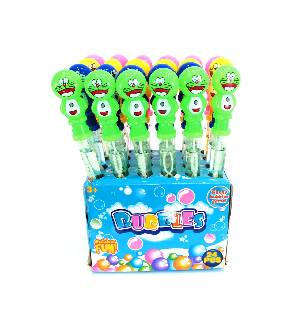 BURBUJERO AGUA  CON FIGURA DE GATO (24PCS) [P883-1]