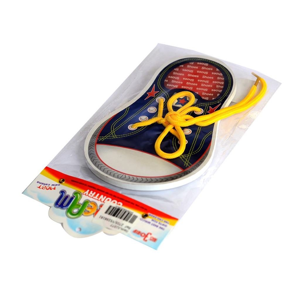 ZAPATO DIDACTICO DE AMARRAR EN BOLSA CAJA X 480 UNDS [2705/YS198181]